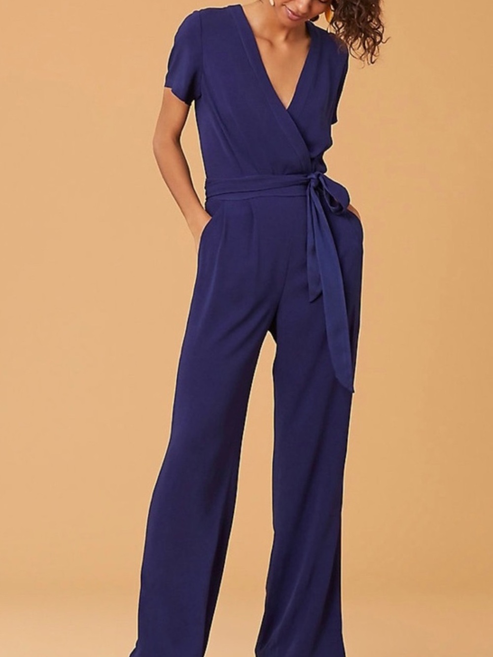 DVF Purdy Wrap Jumpsuit